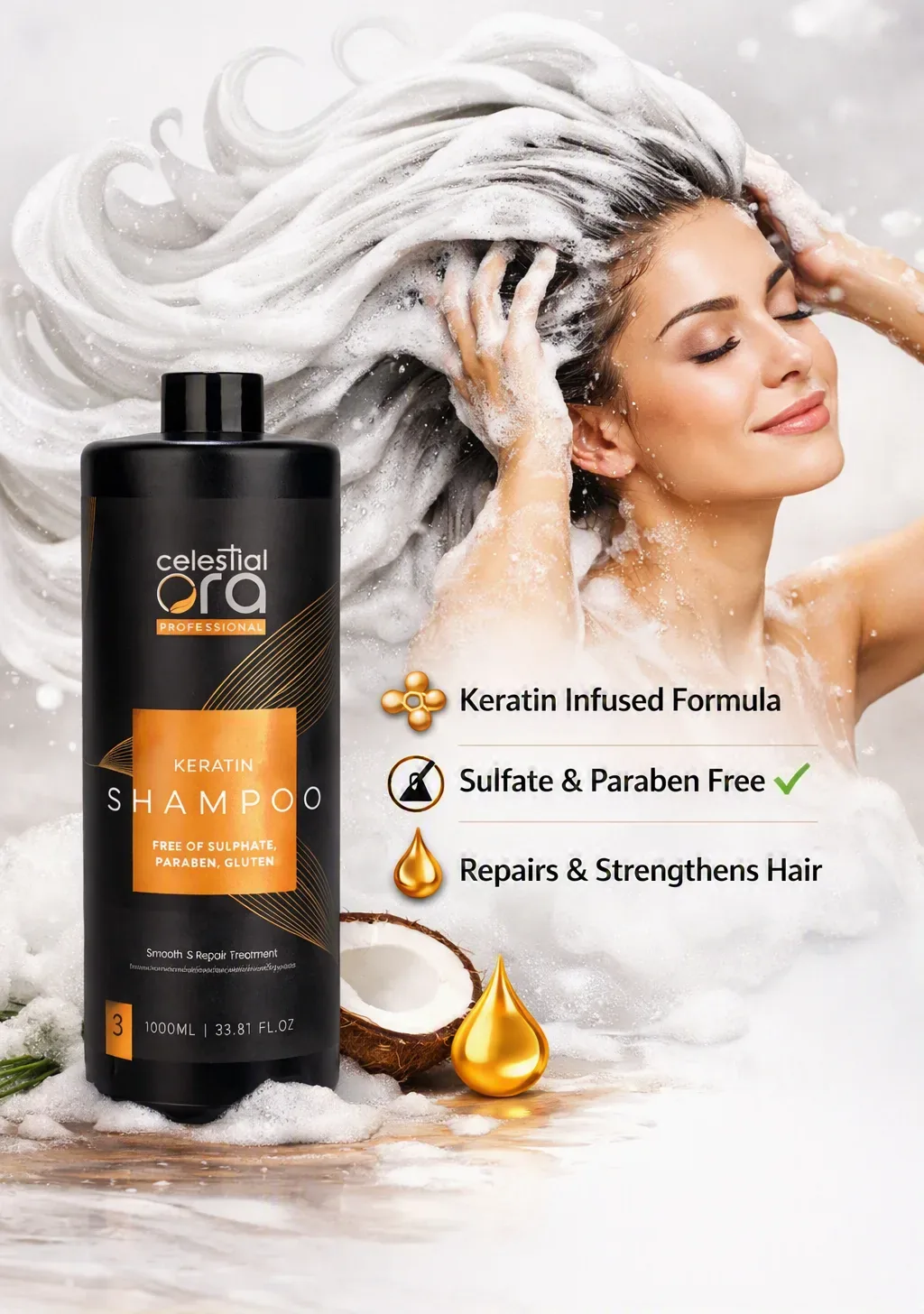 Keratin Shampoo 300ml thumbnail 5