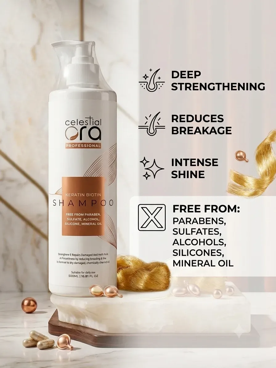 Keratin Biotin Shampoo 300ml thumbnail 6