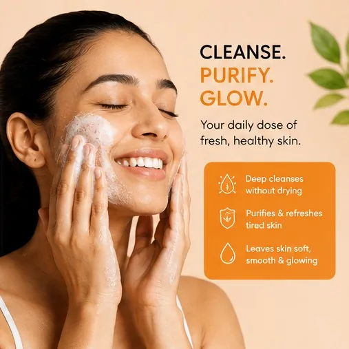 Papaya Basil Facewash 100ml thumbnail 4