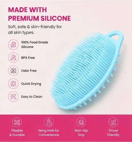 2-in-1 Body Scrubber & Scalp Massager thumbnail 4