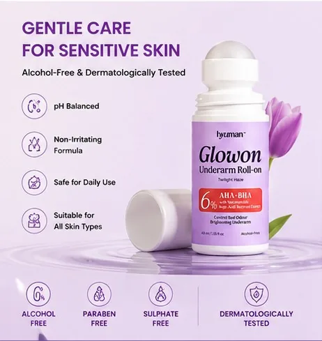 Underarm Roll-On for Brightening & Odour Control thumbnail 5