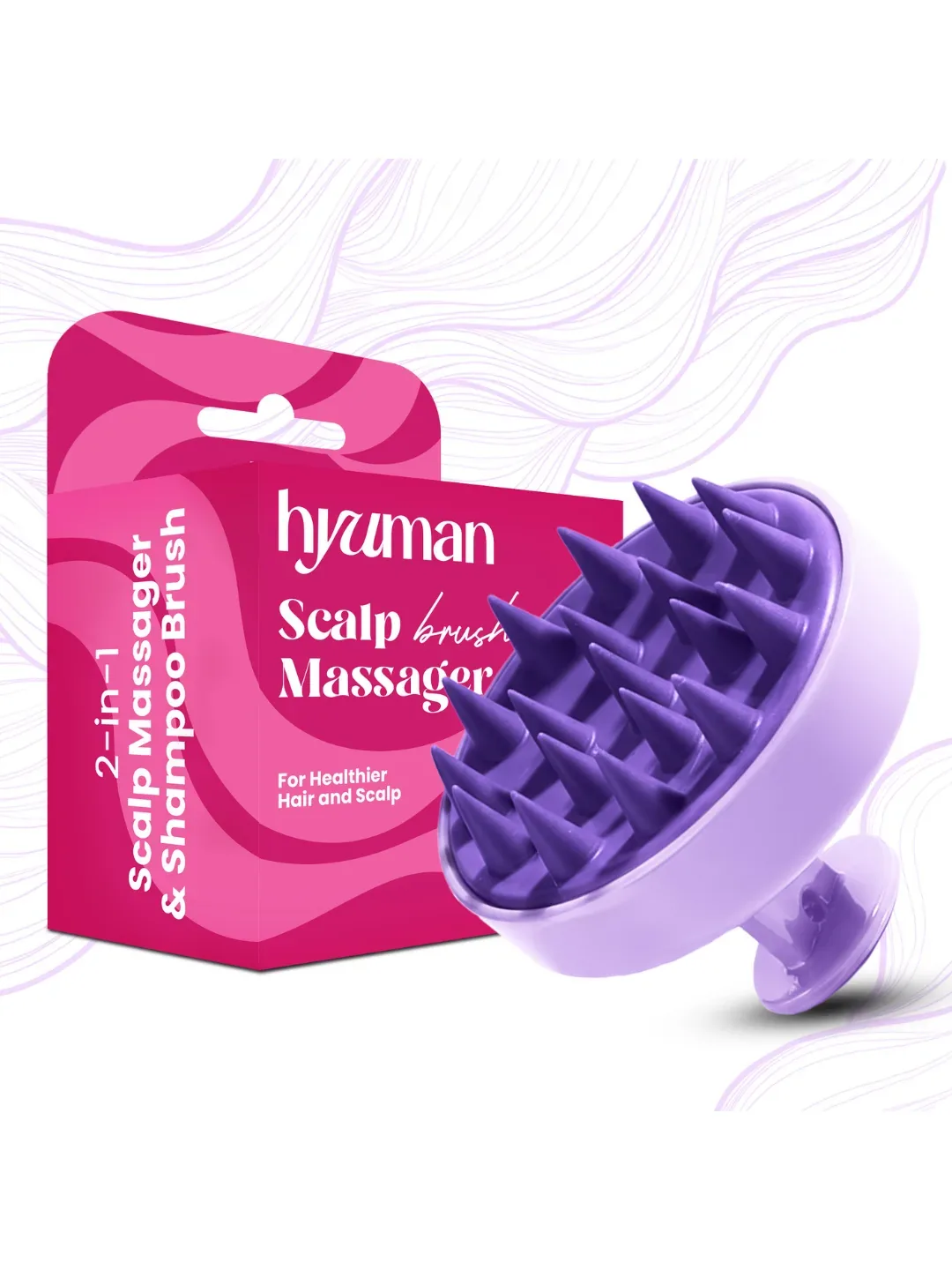 2-in-1 Scalp Massager & Shampoo Brush thumbnail 1