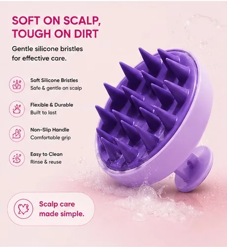 2-in-1 Scalp Massager & Shampoo Brush thumbnail 5