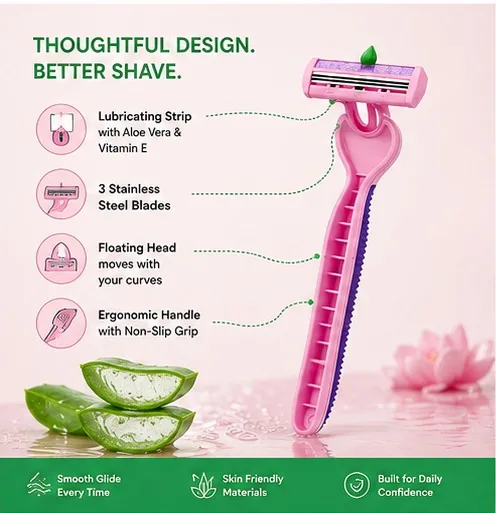 Smooth Shave Body Razor (Pack of 3) thumbnail 5