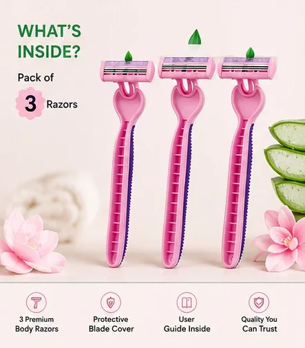 Smooth Shave Body Razor (Pack of 3) thumbnail 7