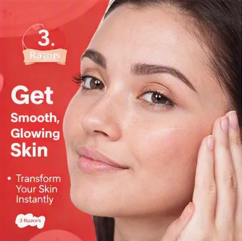 Sleek Face Razor (Pack of 3) thumbnail 6