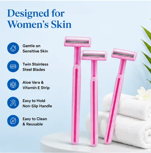 Soft Shave Body Razor (Pack of 3) thumbnail 3