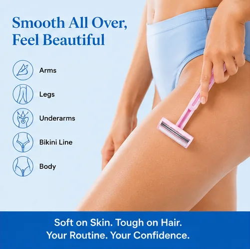 Soft Shave Body Razor (Pack of 3) thumbnail 8