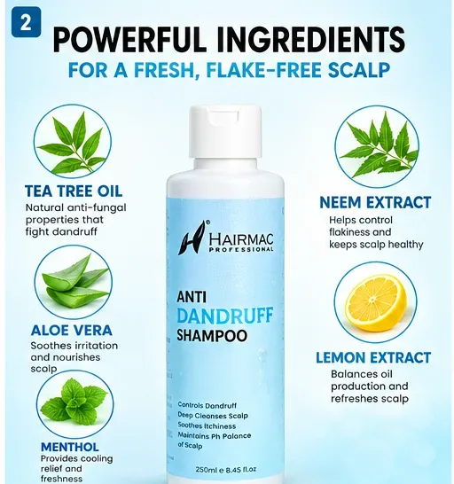 Anti Dandruff Shampoo 250ml thumbnail 3