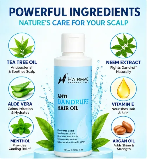 Anti Dandruff Hair Oil 100ml thumbnail 3