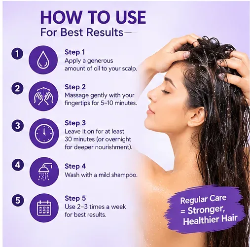 Anti Hairfall Hair Oil 100ml thumbnail 6