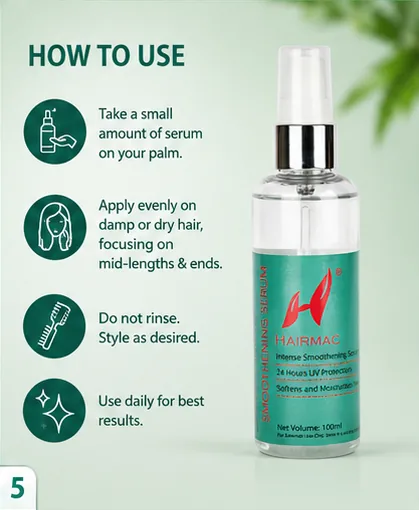 Smoothening Hair Serum 100ml thumbnail 6