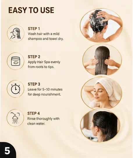 Rich Hydrating Hair Spa 500gm thumbnail 6