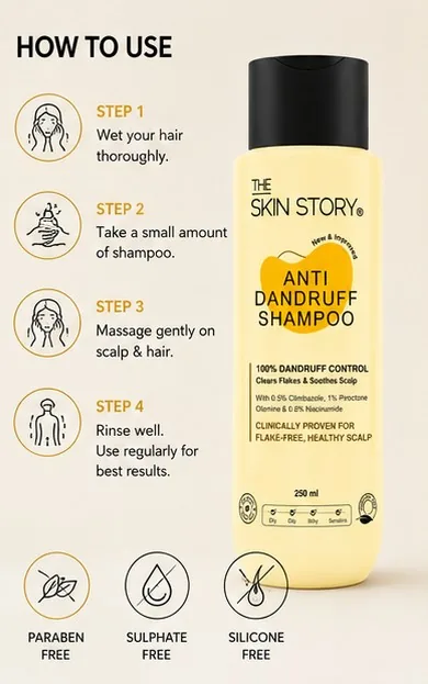 Anti Dandruff Shampoo 250ml thumbnail 7