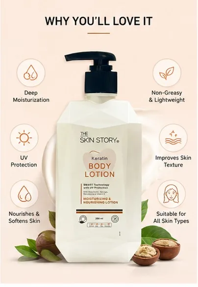 Keratin Body Lotion 280ml thumbnail 3