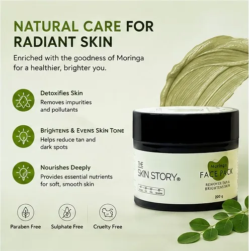 Moringa Face Pack 200gm  thumbnail 3