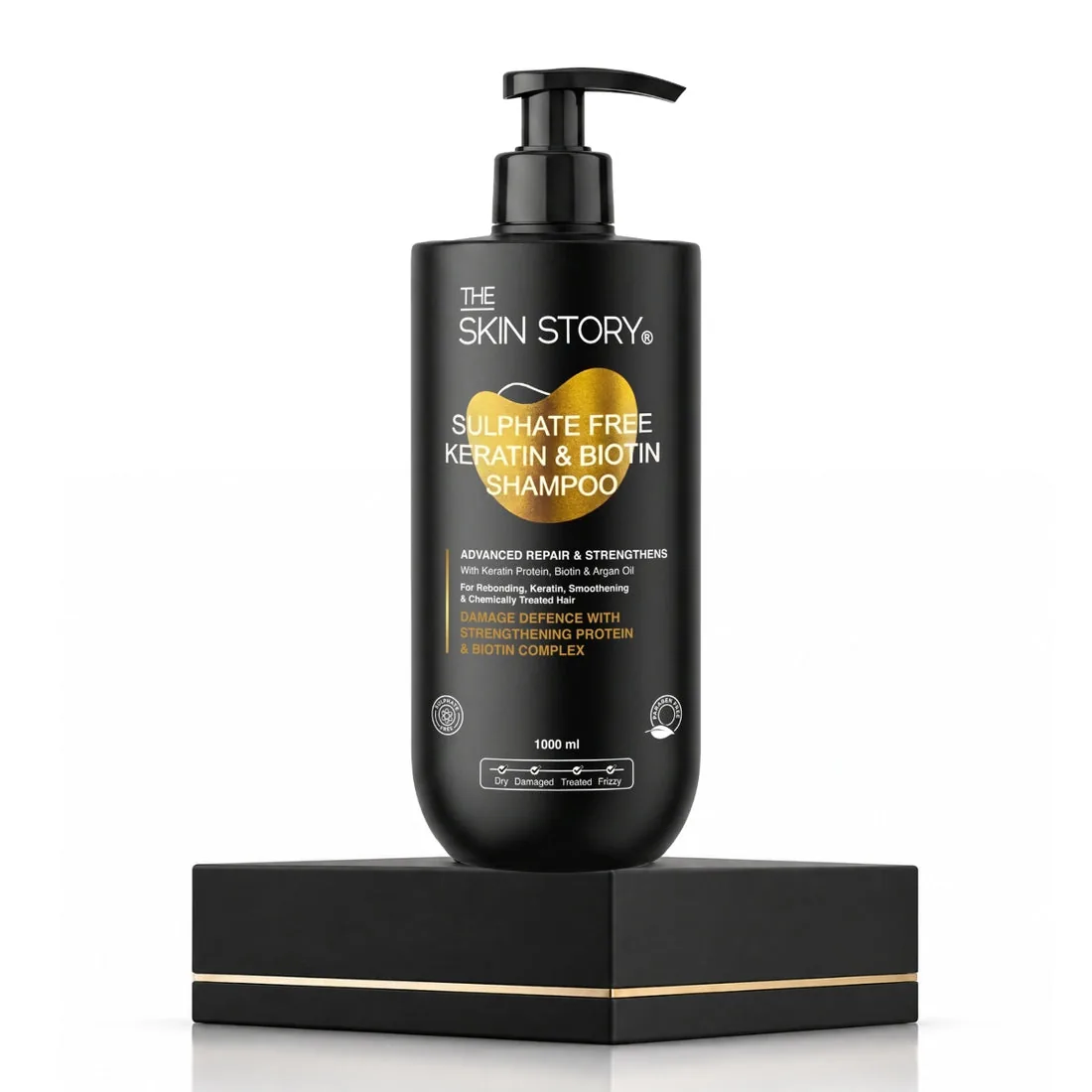 Sulphate Free Keratin & Biotin Shampoo 1000ml thumbnail 1