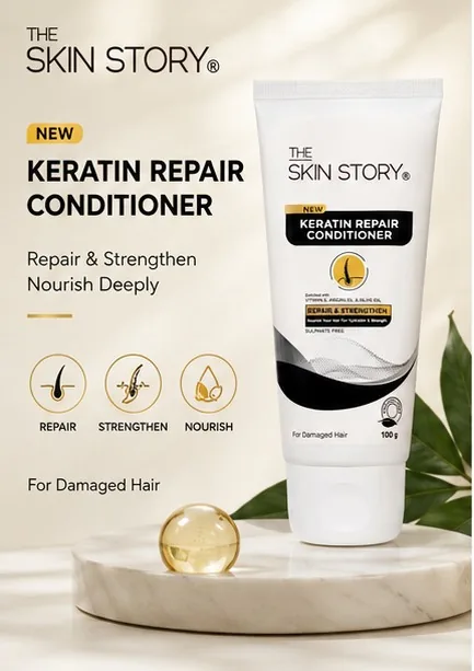 Sulphate-free Keratin Repair Conditioner 100gm thumbnail 2