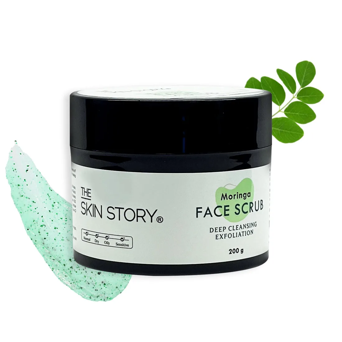 Moringa Face Scrub 200gm thumbnail 1
