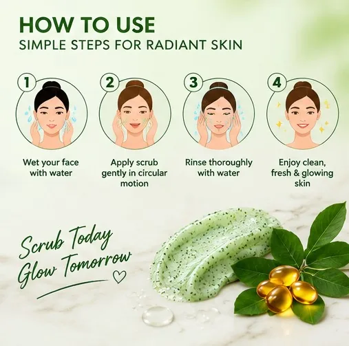 Moringa Face Scrub 200gm thumbnail 5