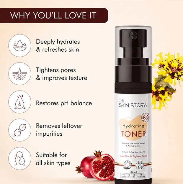 Hydrating & Pore Minimizing Face Toner 100ml thumbnail 3