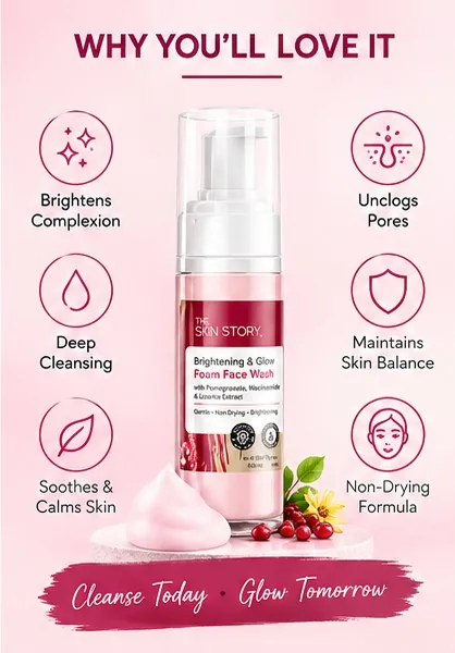 Beetroot & Pomegranate Sulphate Free Foaming Face Wash 100 ml thumbnail 3