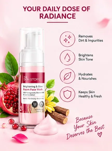 Beetroot & Pomegranate Sulphate Free Foaming Face Wash 100 ml thumbnail 7