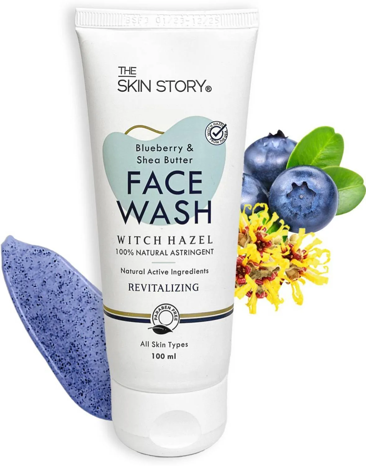 Blueberry & Shea Butter Face Wash 100ml thumbnail 1