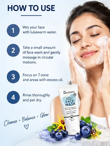 Blueberry & Shea Butter Face Wash 100ml thumbnail 5