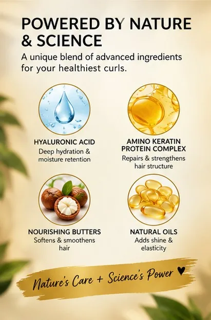 Intense Hydrating Curl Leave-In Cream 100gm thumbnail 5