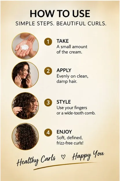 Intense Hydrating Curl Leave-In Cream 100gm thumbnail 6