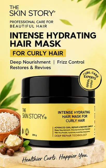 Intense Hydrating Hair Mask for Curly Hair 200gm thumbnail 2