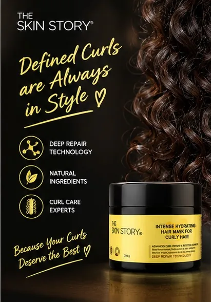 Intense Hydrating Hair Mask for Curly Hair 200gm thumbnail 7