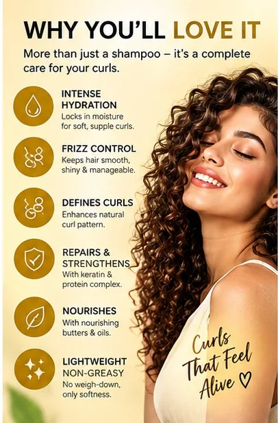 Intense Hydrating Curl Shampoo 250ml thumbnail 3