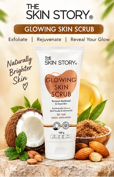 Glowing Skin Scrub 100gm thumbnail 2