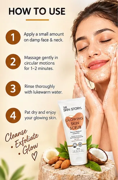 Glowing Skin Scrub 100gm thumbnail 5