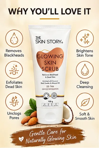 Glowing Skin Scrub 200gm thumbnail 3
