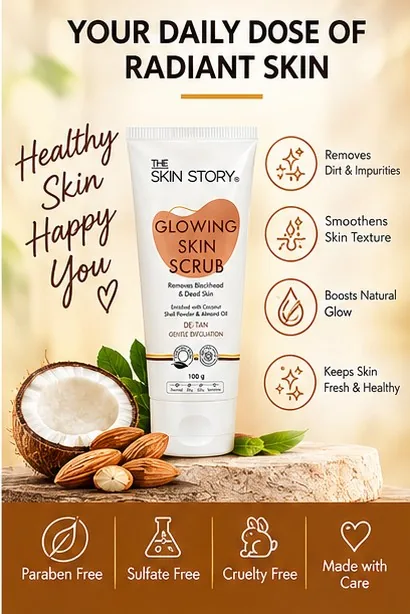 Glowing Skin Scrub 200gm thumbnail 7