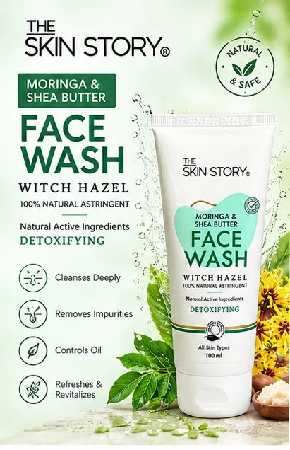 Moringa & Shea Butter Facewash 100ml thumbnail 2