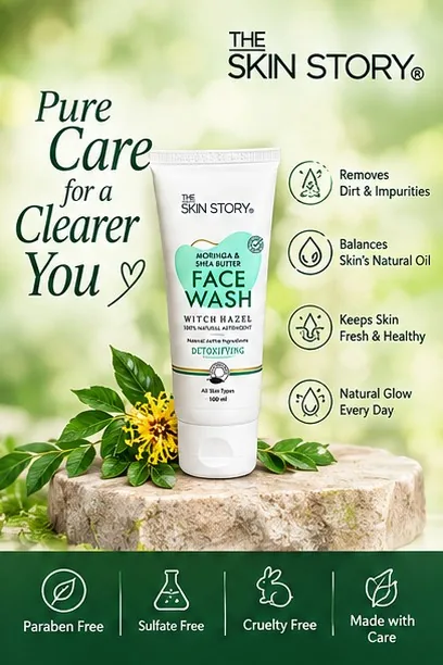 Moringa & Shea Butter Facewash 100ml thumbnail 7