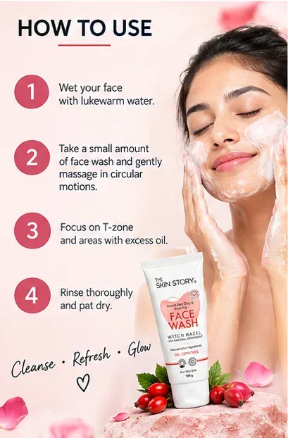 French Red Clay & Rose Hip Face Wash 100ml thumbnail 5