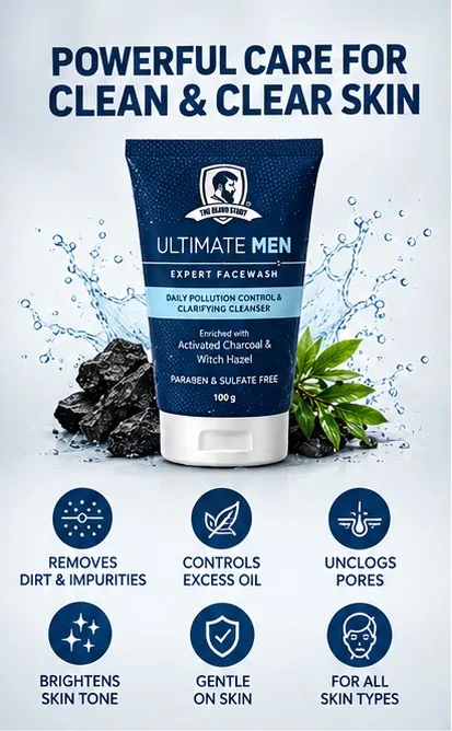 Ultimate Men Expert Face Wash 100ml thumbnail 3