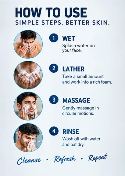 Ultimate Men Expert Face Wash 100ml thumbnail 5