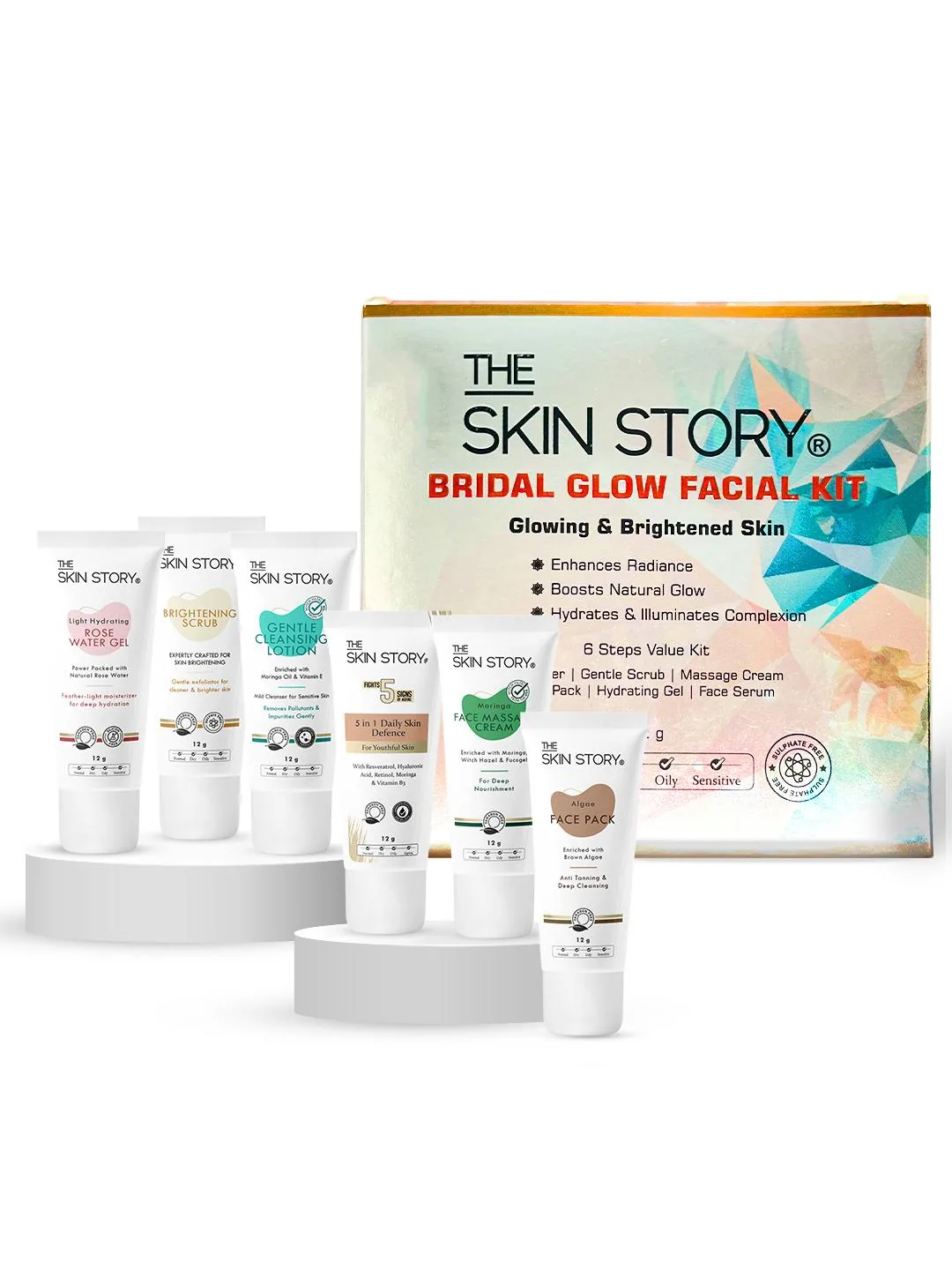 Bridal Glow Facial Kit 72gm thumbnail 1