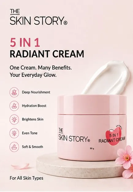 5 in 1 Radiant Cream 50gm thumbnail 2