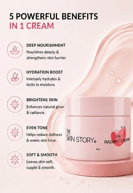 5 in 1 Radiant Cream 50gm thumbnail 3